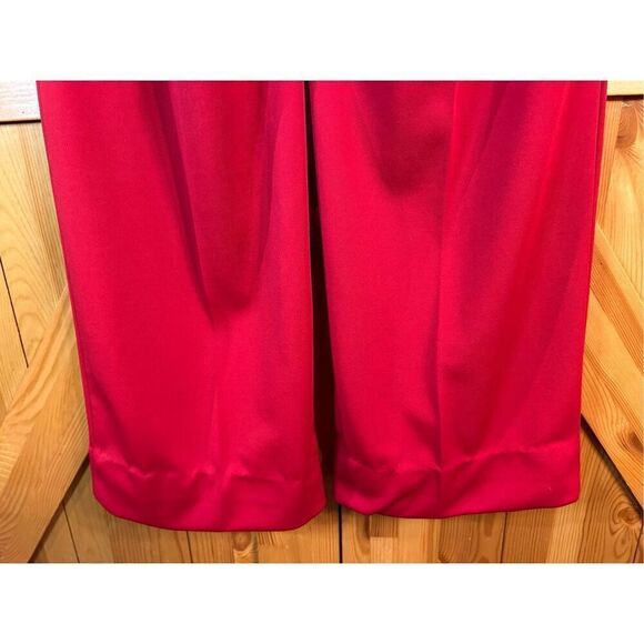 Jack Winter Vintage 1970s Red Pants Size 16 Double Knit (4573) Read - Picture 5 of 8